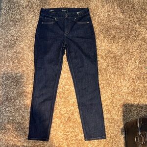 White House Black Market Dark Indigo Skinny Jeans